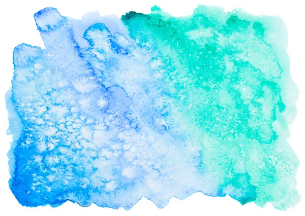 Colorful blue watercolor — Stock Photo, Image