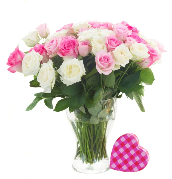 Strauß frischer Rosen — Stockfoto