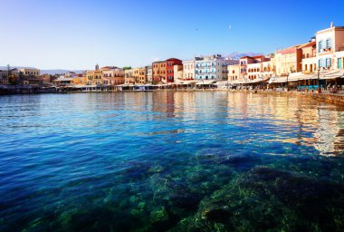 berrak su chania Limanı, crete, Yunanistan