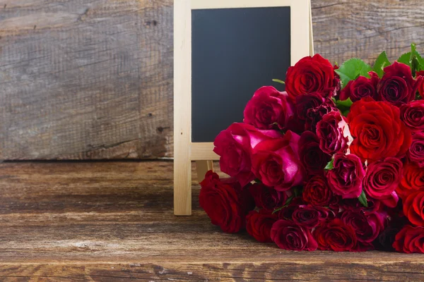 Pile of red roses — Stock Photo, Image