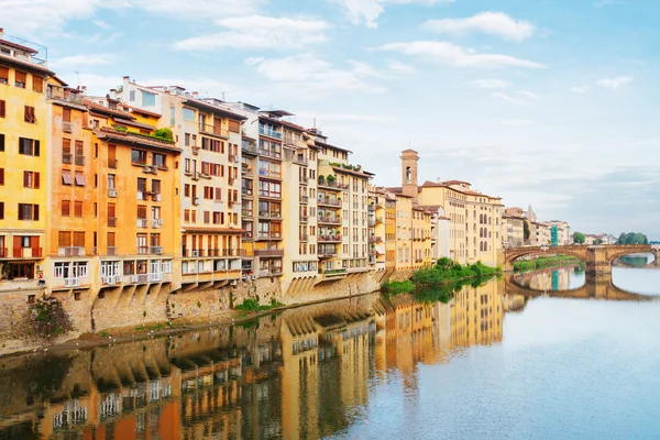 Old town and river Arno, Florence, Italy — Stock Photo, Image