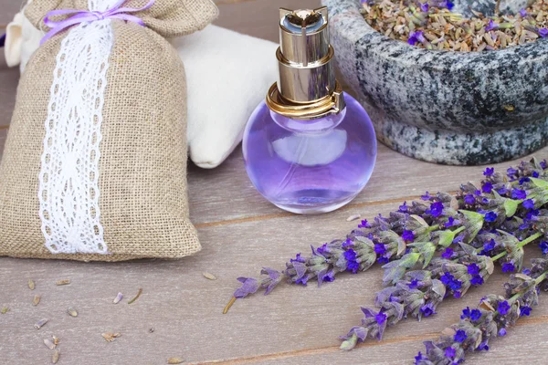 Lavender flowers spa — Stockfoto