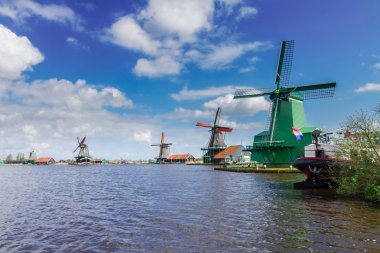 zaanse Schans'a görünümünü