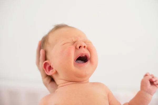 Little baby boy crying — Stock Photo, Image