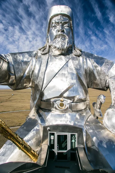 The worlds largest statue of Genghis Khan — Stock Photo, Image