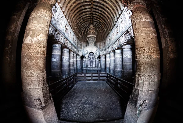 Ajanta-höhlen in indien — Stockfoto