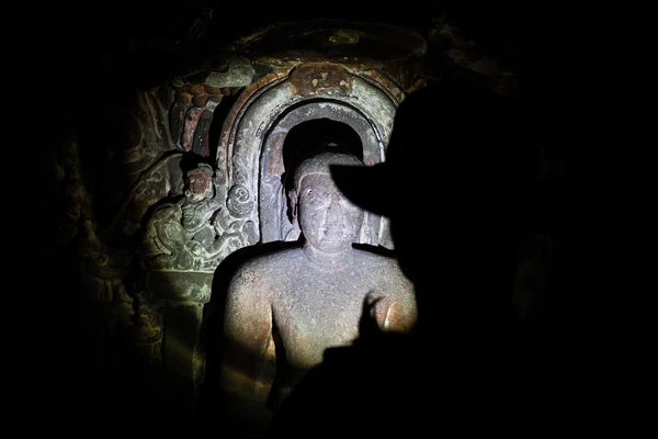 Ontdek de grotten in India — Stockfoto