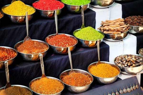 Especias coloridas indias — Foto de Stock