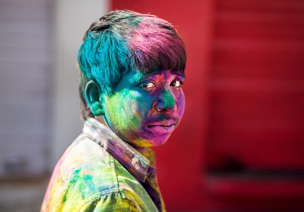 Holi-feest in India — Stockfoto