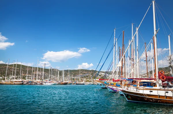 Türkiye'de tekneler ile liman Telifsiz Stok Fotoğraflar