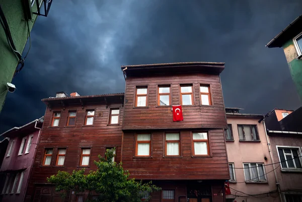 Staré domy v Istanbulu — Stock fotografie