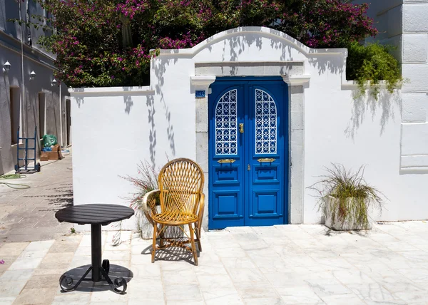 Narrow street in Bodrum — Stock Photo, Image