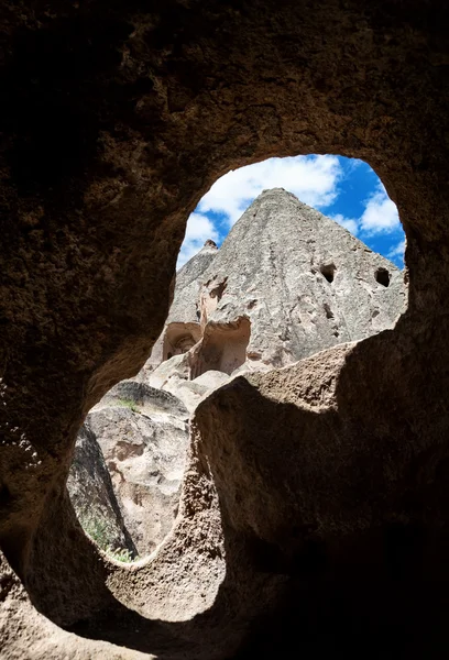 Grot van klooster Selime in Cappadocië — Stockfoto