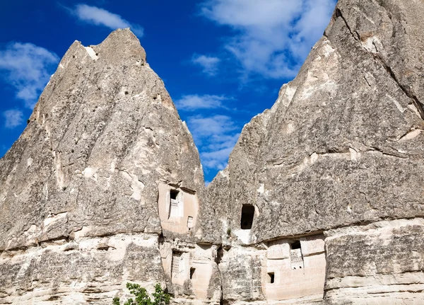 Hus i klippan i Cappadocia — Stockfoto