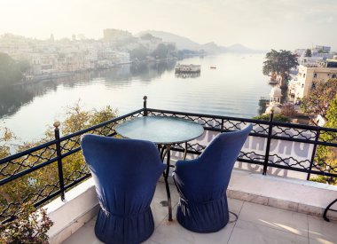Çatı Udaipur en iyi restoranda
