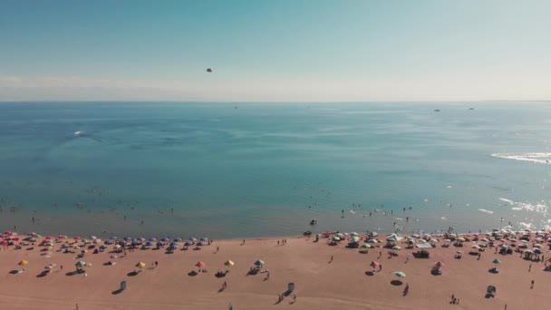 Summer Beach Lake Issik Kul Kirgizstan — Vídeo de Stock