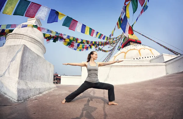 Yoga in Nepal — Foto Stock