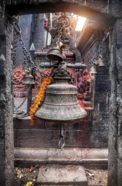 Bell na praça Durbar em Katmandu — Fotografia de Stock