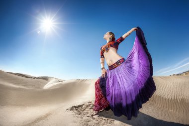 Dance in the desert clipart