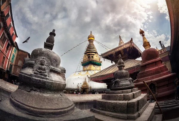 Swayambhunath sztúpa — Stock Fotó