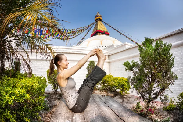 Yoga i Nepal — Stockfoto
