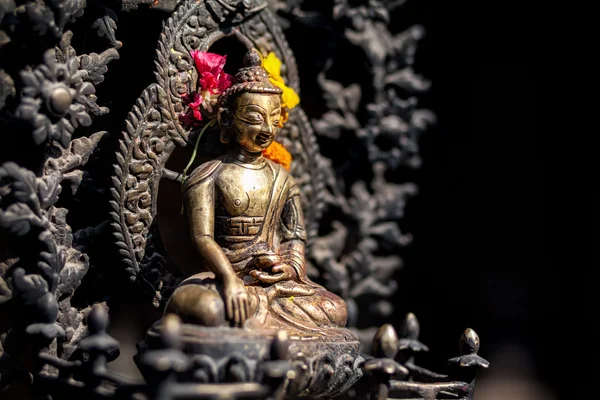 Boeddha standbeeld in nepal — Stockfoto