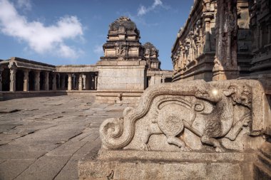Hampi tapınak mitolojik hayvan