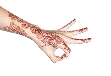 Meditasyon mudra kına ile 