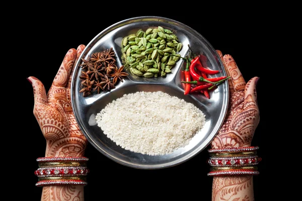 Індійська кухня — стокове фото