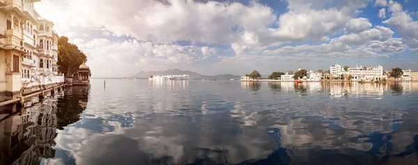 Lago Pichola Panorama en la India —  Fotos de Stock