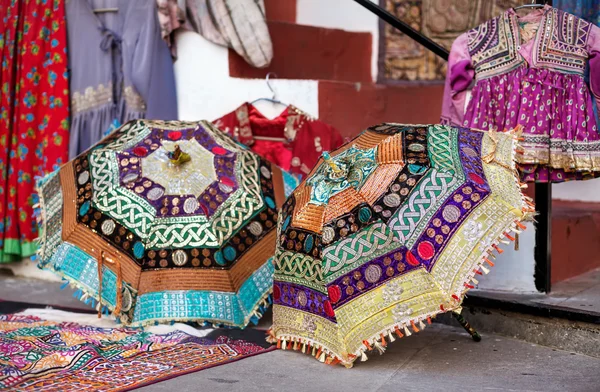 Ethnic Rajasthan umbrella — Stock Photo, Image