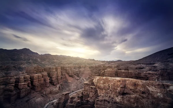Charyn canyon i Kazakstan — Stockfoto