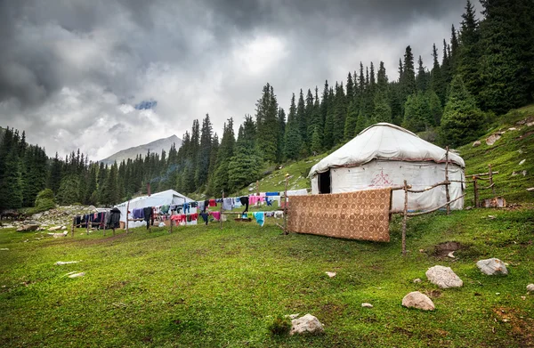 Urta nomadische huis — Stockfoto