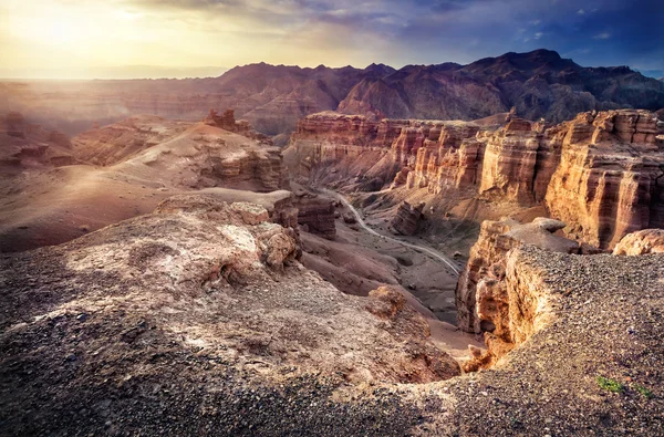 Charyn canyon in Kazakhstan — Stock Photo, Image