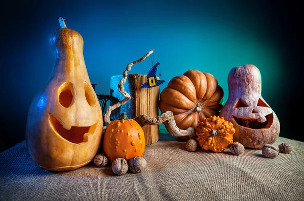 Zucche di Halloween — Foto Stock