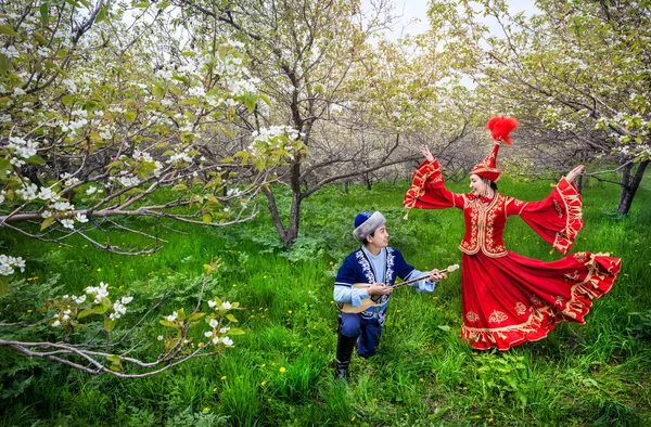 Musica kazaka e danza — Foto Stock