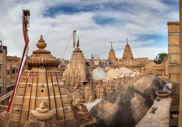 Jain tempels in Jaisalmer fort — Stockfoto