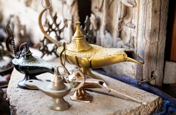 Oriental lamp at market — Stok fotoğraf