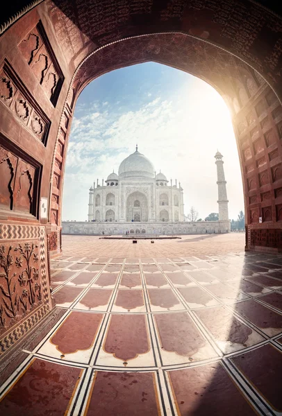 Taj Mahal v Indii — Stock fotografie