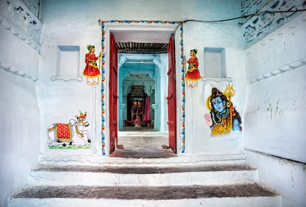 Rajasthan painting in Hindu temple — Stock Photo, Image