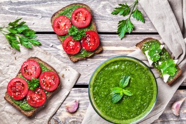 sağlıklı sandviç