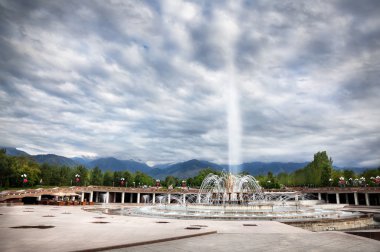 Almatı Park çeşme