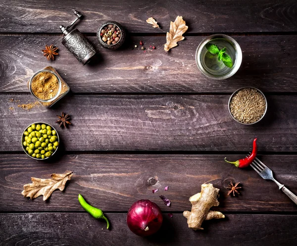 Spices background — Stock Photo, Image