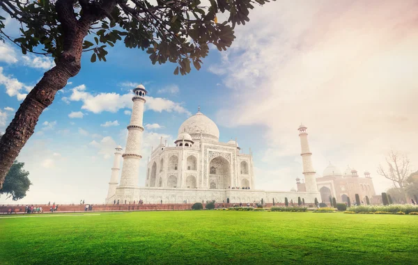 Taj Mahal en la India — Foto de Stock