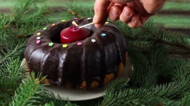 Mum ile Noel kek