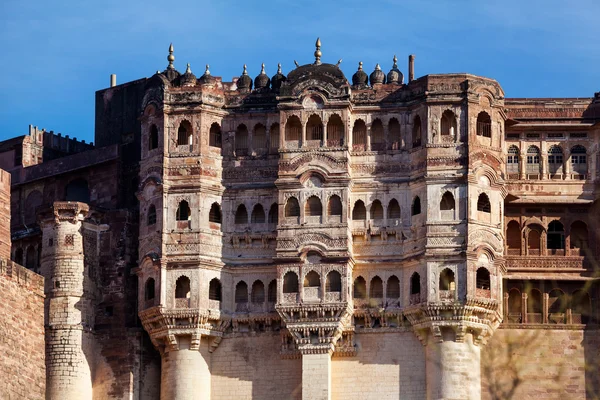 在印度 Mehrangarh 堡 — 图库照片