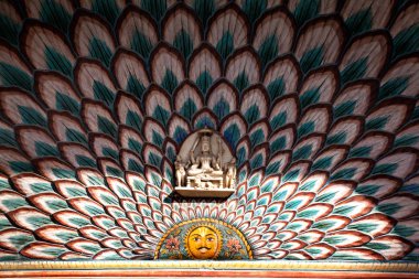 Lotus kapı kapı Jaipur şehrinde