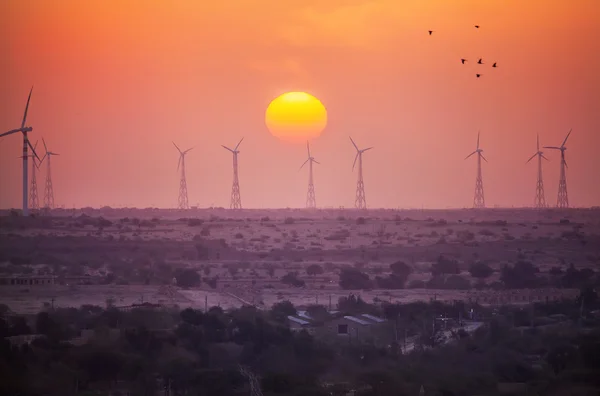 Windmills power supply in India