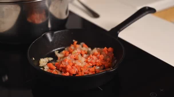 泰国菜汤汤的配料 — 图库视频影像