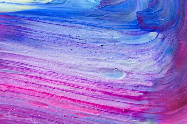 Абстрактное Искусство Ручная Живопись Гуашь Цветная Текстура — стоковое фото